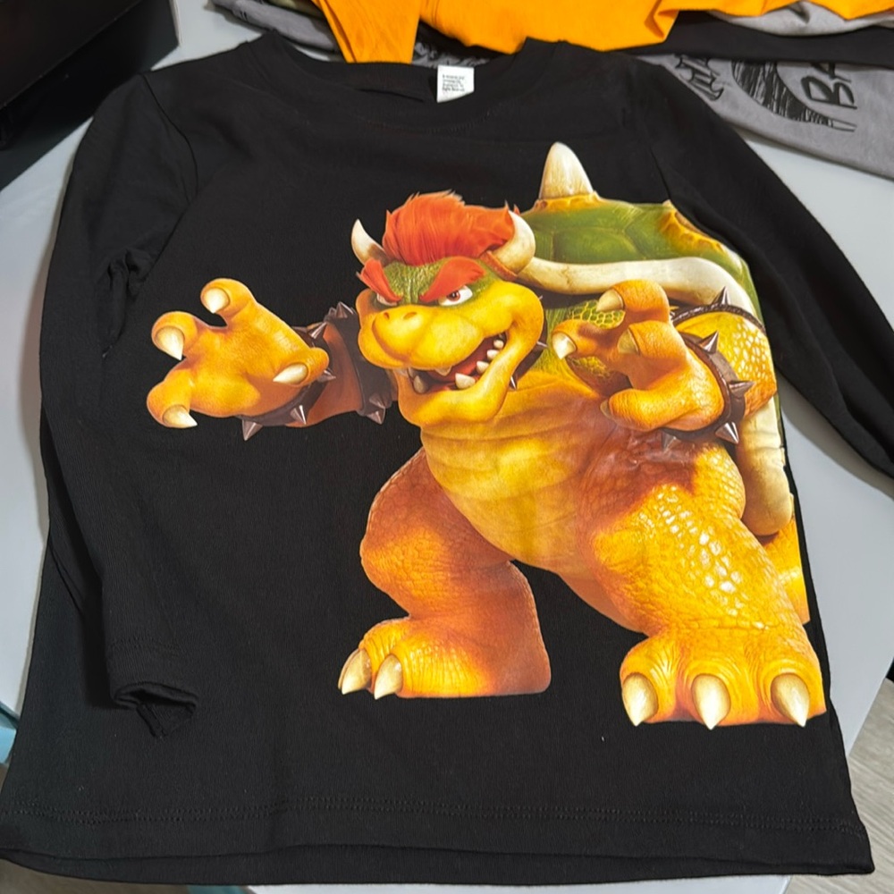 Super Mario Bowser shirt